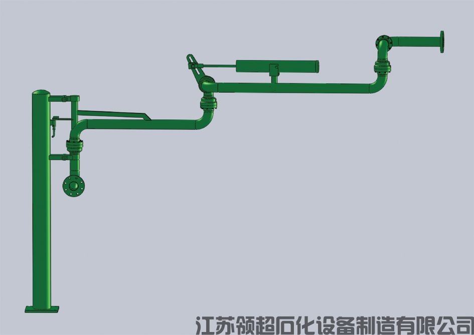 湖南長(zhǎng)沙客戶定制采購(gòu)的一批甲醇裝卸鶴管（AL2503型汽車底部裝卸鶴管）已通過物流發(fā)往使用現(xiàn)場(chǎng)(1)