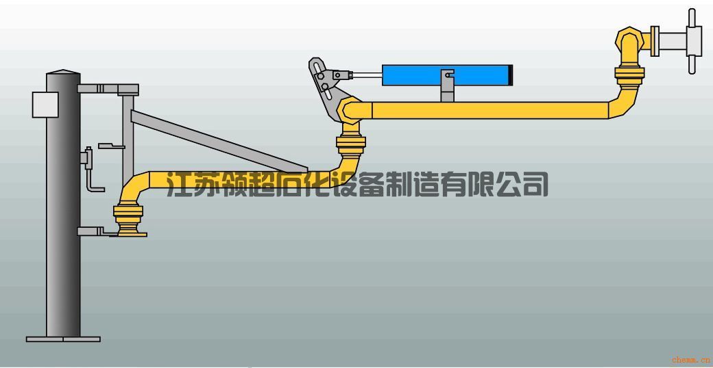 新疆輪臺客戶定制采購的AL2503底部裝卸鶴管，已發(fā)往使用現(xiàn)場(1)