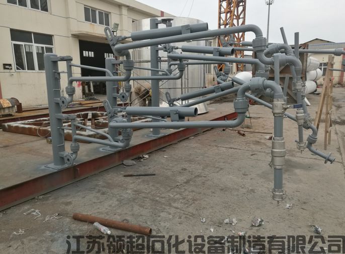 內(nèi)蒙古烏?？蛻?hù)定制采購(gòu)的一批AL2543型汽車(chē)底部裝卸鶴管已通過(guò)物流發(fā)往使用現(xiàn)場(chǎng)(1)
